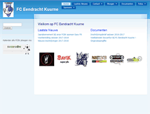 Tablet Screenshot of fceendrachtkuurne.be